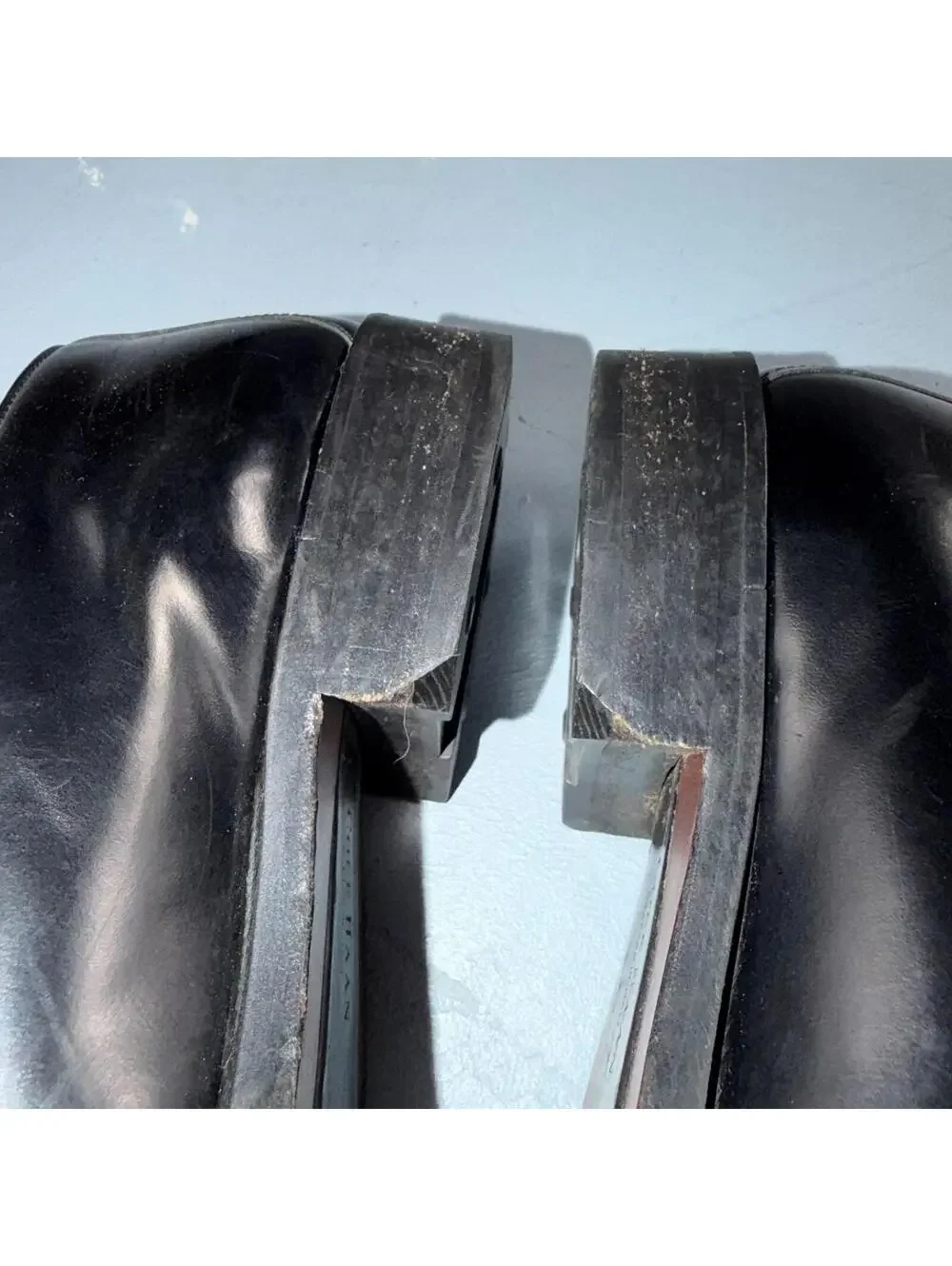 Cole Haan Italy Black Leather Kiltie Italian Loafer Men's 8M VGUC VTG 90s Shoes